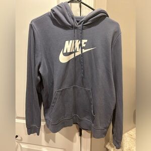 Women’s Nike Hoodie Sweatshirt Blue Medium